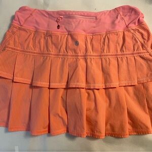 lululemon athletica Women's Pink and Orange Skirt
